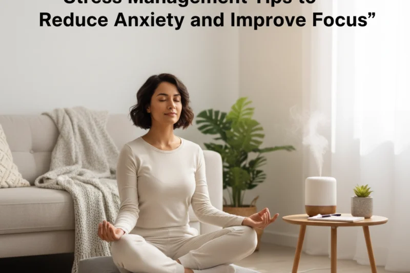 Stress Management Tips to Reduce Anxiety and Improve Focus