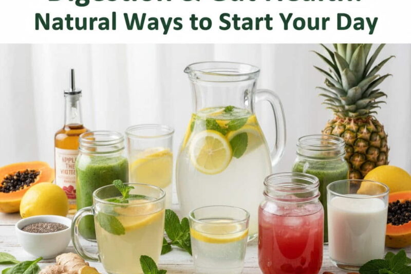Morning Drinks for Better Digestion and Gut Health: Natural Ways to Start Your Day